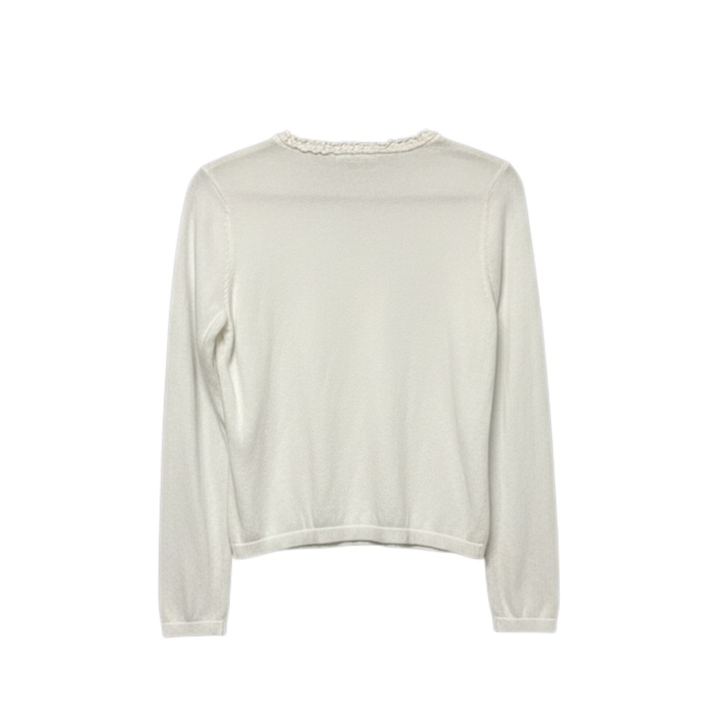 Liz Claiborne Ruffle detail cardigan. XL - Picture 2 of 4